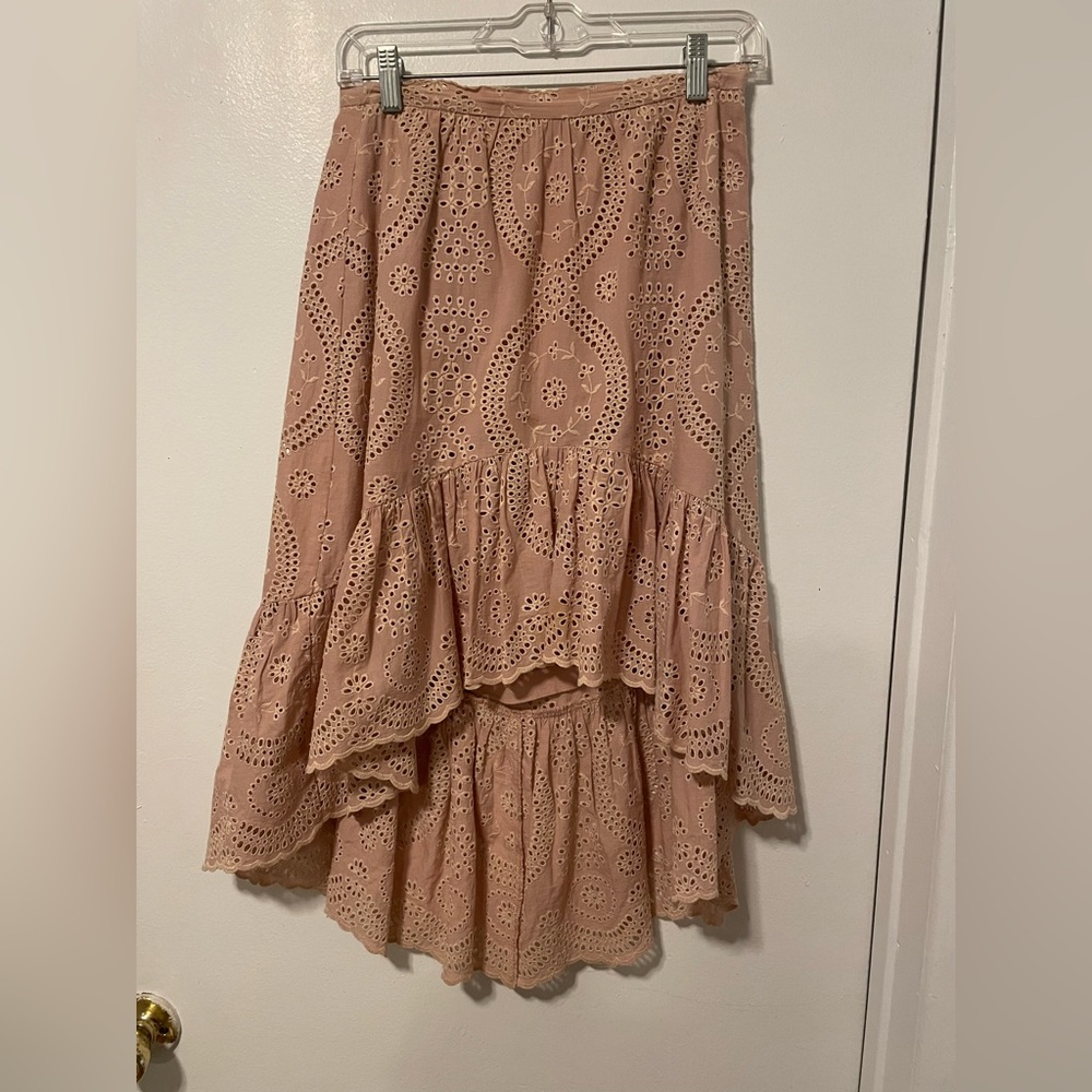 LoveShackFancy Eyelet Skirt